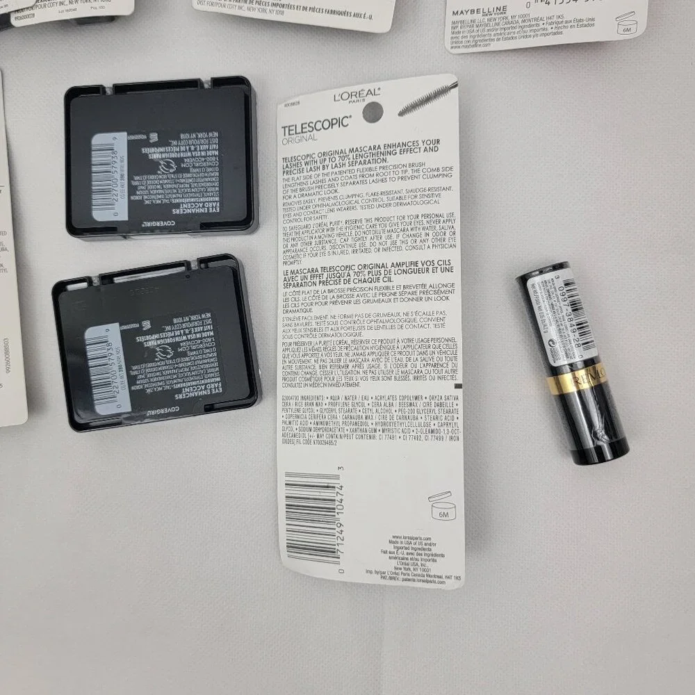 COVERGIRL Easy Breezy Brow Pencils BLACK 2pk LOT Eyeliner Mascara Mixed Bundle - Picture 16 of 16